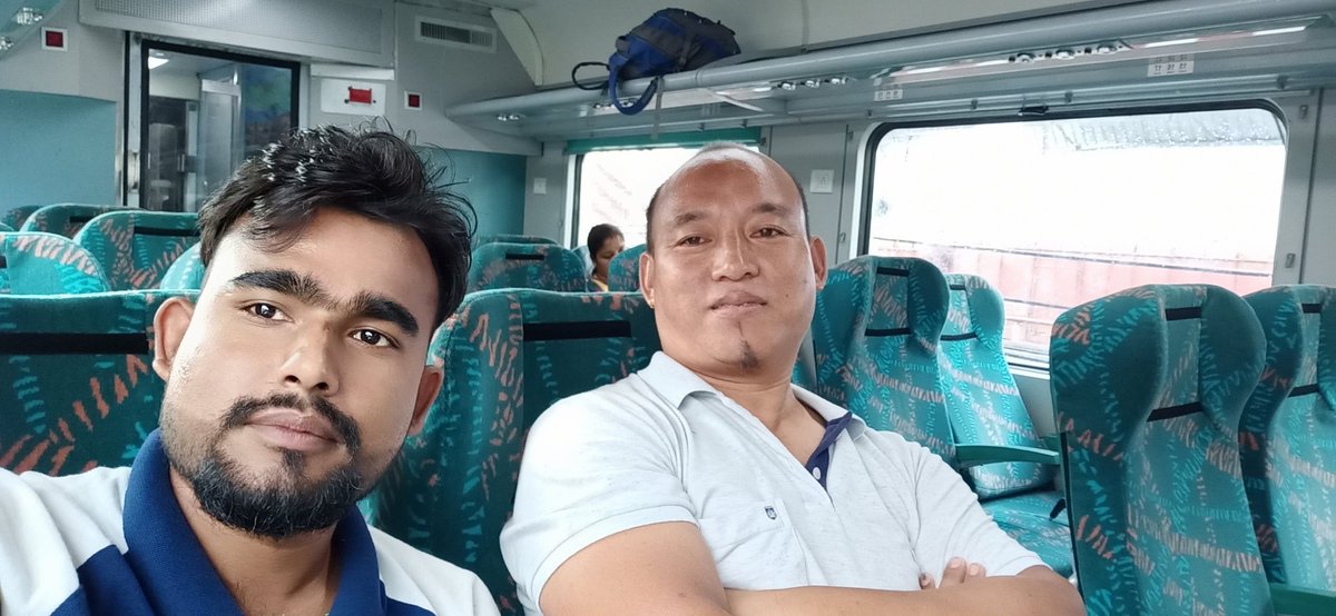 paul_chawang's tweet photo. First time travelling by #train from #tinsukia to #naharlagun_Arunachal_Pradesh. #New_train new service. Going by #SumoTata takes you 7 hours and more. By #Bus takes you 16 hours and by #train now takes you just #5hours. We save lots of precious time. Thank you 😊 https://t.co/ZqlyiqNMbS