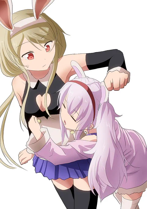 #アズールレーン
#アズレン
甘えるラフィーと戸惑うベンソン姉
二人の絡みが無くて寂しいから自給自足 