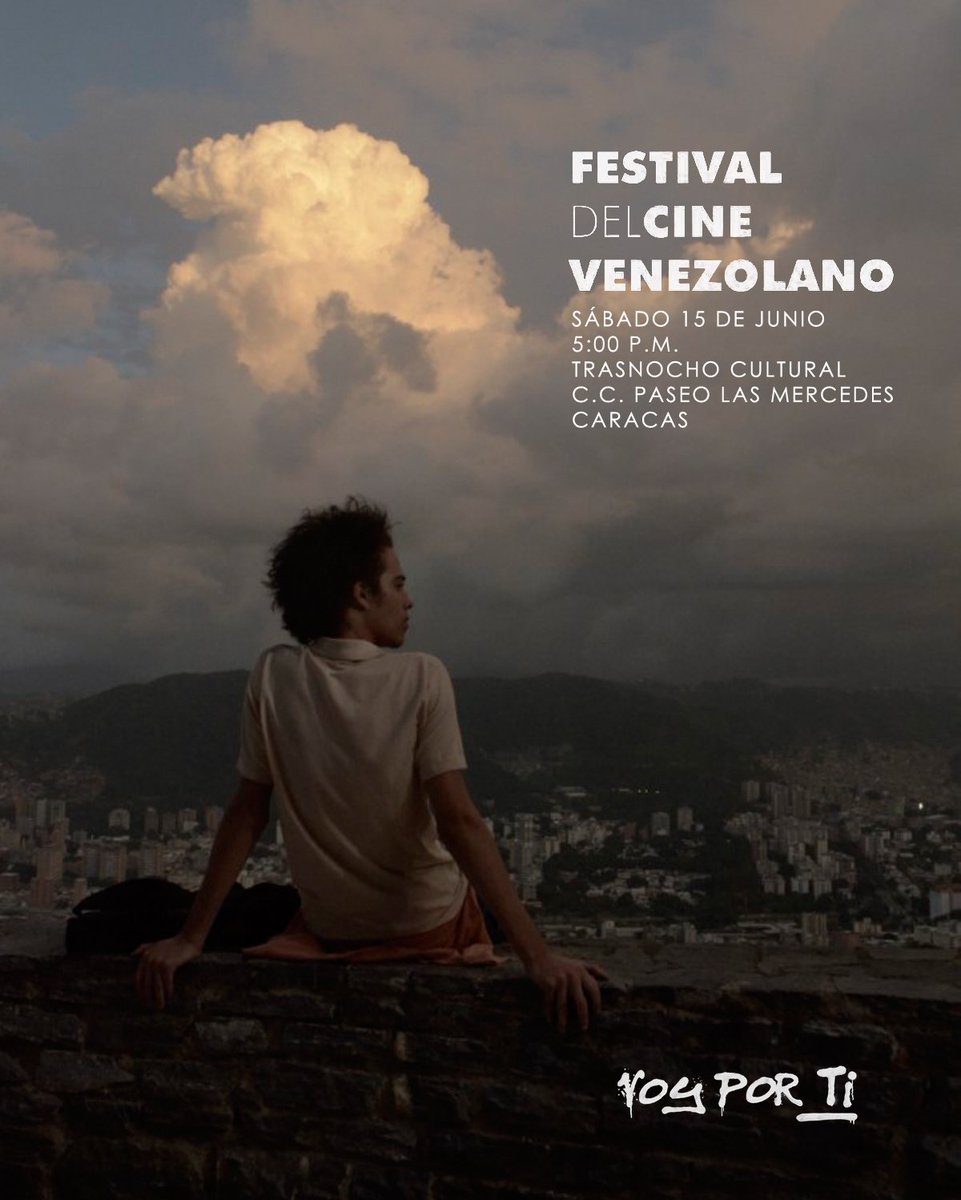 ¡Quedan pocas entradas para la ÚNICA FUNCIÓN de <a href="/voyportifilm/">Voy por ti</a> de <a href="/larochecarmen/">Carmen La Roche</a> en el #FestivalDelCineVenezolano!
Sábado #15Jun - 5pm - <a href="/trasnochocult/">Trasnocho Cultural</a> #Caracas
🎟️Entradas a la venta en la taquilla del <a href="/trasnochocult/">Trasnocho Cultural</a> y en la web de <a href="/Ticketmundo_ve/">TICKETMUNDO™</a>