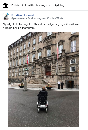 dkpolads's tweet image. Der er 2 nye annoncer fra Kristian Hegaard. Klik på linket for at se alle.: facebook.com/ads/library/?a…