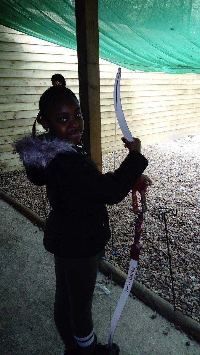 MissStewartHMPS's tweet photo. Hitting the target in the archery session with group 3 🎯@HerbMorrPriSch @MissMHMPS @PGLTravel https://t.co/z5Uw2HrlSq