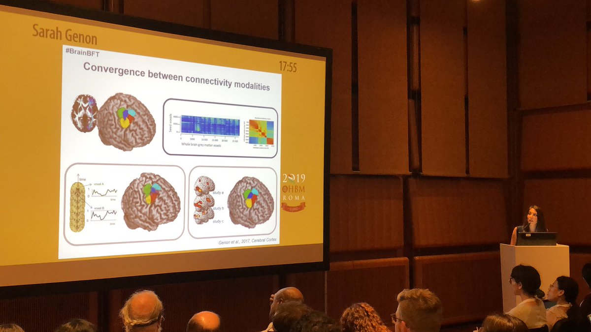 MichelTdS's tweet photo. Exceptional overview of brain parcellation by Sarah Genon  #BrainBFT https://t.co/b10rxmGH0L