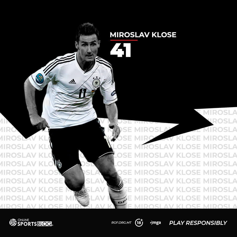  Happy 41st birthday to the all-time World Cup top goalscorer, Miroslav    