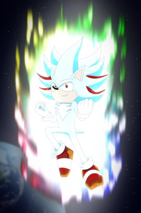 Nibroc.Rock on X: The new Sonic and Shadow fusion is meant to be the  Gogeta to Shadic's Vegito, I've thought of maybe a name like Sodow or Sosha  but I can't decide