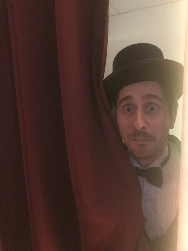 Oooh can’t wait to see what lies behind the curtain today! More Majestic Magic? More Extraordinary Escapes? More friends shouting at each other because they can’t figure out a very obvious clue? We hope so! #escapethejacket #escaperoom <a href="/AtticArtsClub/">Attic Arts Club Online 2020</a> #sundayfunday