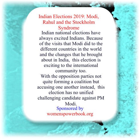 WomensPowerCen's tweet photo. #franchise #franchiseopportunities #vote Many #educatedIndians voted for Rahul Gandhi/#Congressparty in the Indian #elections2019. Why on #earth? https://t.co/0yRL2oLbwK sponsored #article https://t.co/QKiKQfoPhr says '#Stockholm #Syndrome' https://t.co/n6GgYQJFqt