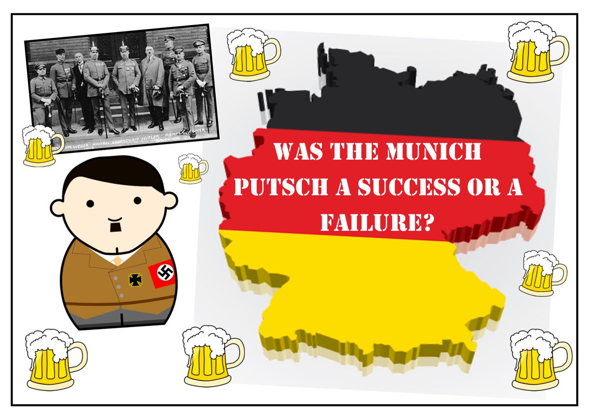 worcesterjonny's tweet photo. Was the Munich Putsch a success or a failure? https://t.co/mWI0Md7kee #GermanyRevision https://t.co/HvmciUY1fE