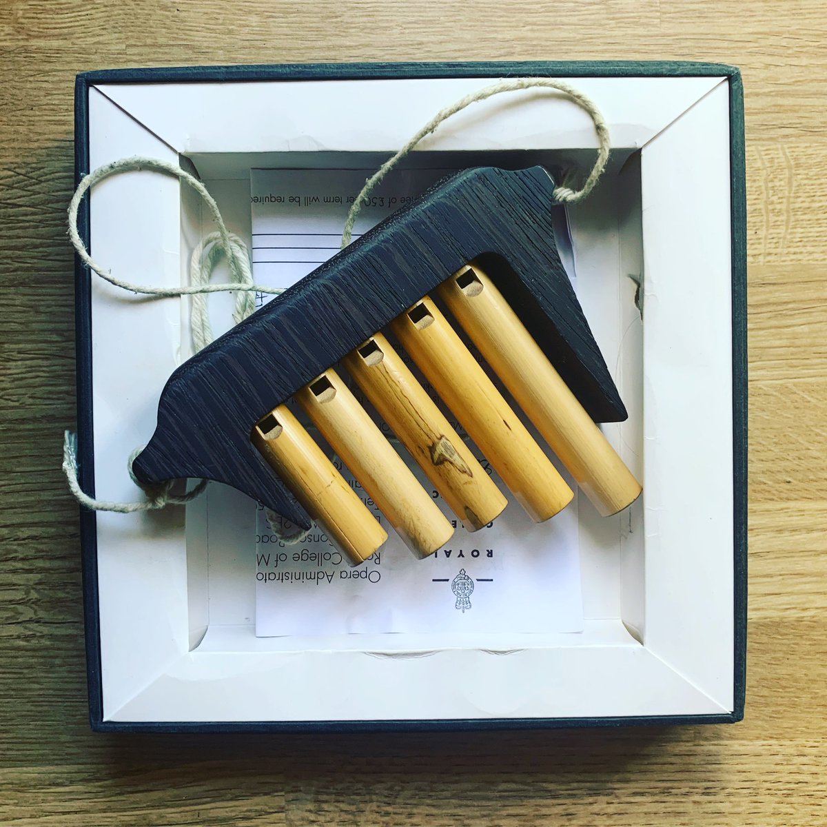 Papageno’s pipes have arrived! 🐥🎶 It’s only 3 weeks until we start rehearsals for #MagicFlute at <a href="/waterperry/">Waterperry Gardens</a>, limited ticket availability, have you got your seats booked? | 25-28 July | waterperryoperafestival.co.uk #WOFFlute #WOF2019