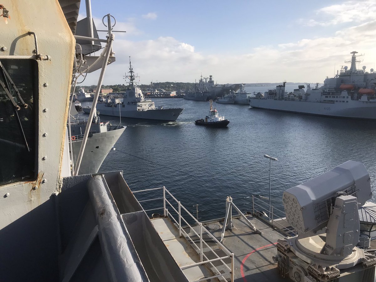 Start frei für #Baltops2019 in @stadt_kiel  Mit 50 Schiffen und Booten auf die #Ostsee #USSFortMcHenry @USNavyEurope @Armada_esp