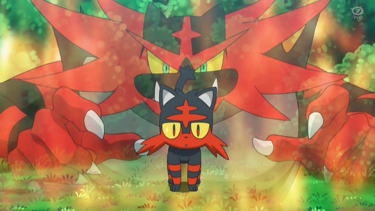 Twitter 上的 Kou Anipoke アニポケ ニャビーにククイのガオガエンの面影を見るニャヒート という事はもしかしてガオガエンの方も実はサトシのニャヒートが昔あったあのニャヒートだと気付いてるのかもしれない という事か あと首を傾げてるニャビー かわいい