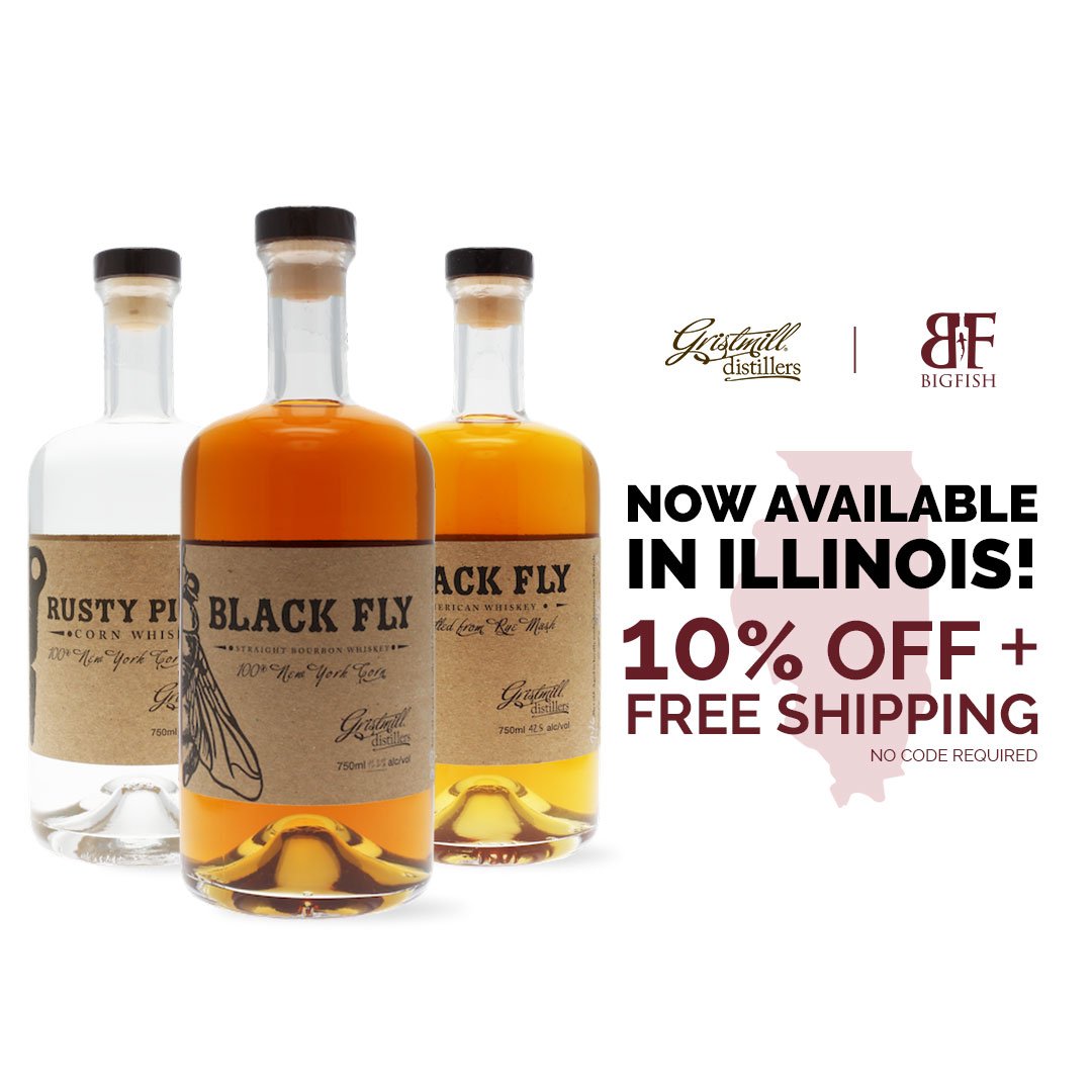 GristmillDistil's tweet photo. Our spirits are now available in Illinois through BigFish, a digital retailer providing consumers with access to more than 800 craft spirits and 150+ craft distilleries from around the world. Visit their site here: https://t.co/jfNuwuVTmt #whiskey #bourbon #adirondacks https://t.co/AvX1UemTnp