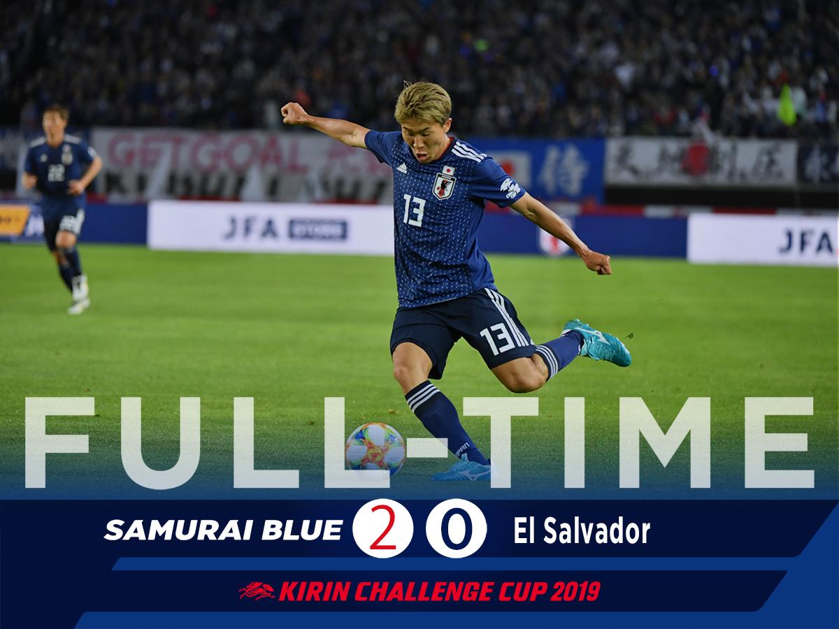 サッカー日本代表 U24vs 3 26 金 東京 3 29 月 北九州 Full Time Samurai Blue 2 0 エルサルバドル キリンチャレンジカップ19 エルサルバドル 6 9 日 19 00 ひとめぼれスタジアム Tbs系列で生中継 T