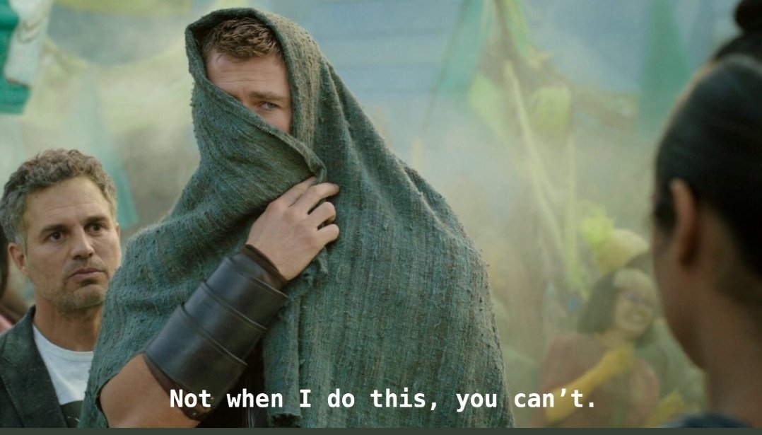 IncorrectThor's tweet photo. Thor: knows his astrophysics, knows multiple languages, is overall super smart &amp; intelligent

Also Thor: https://t.co/rRbvzUept5