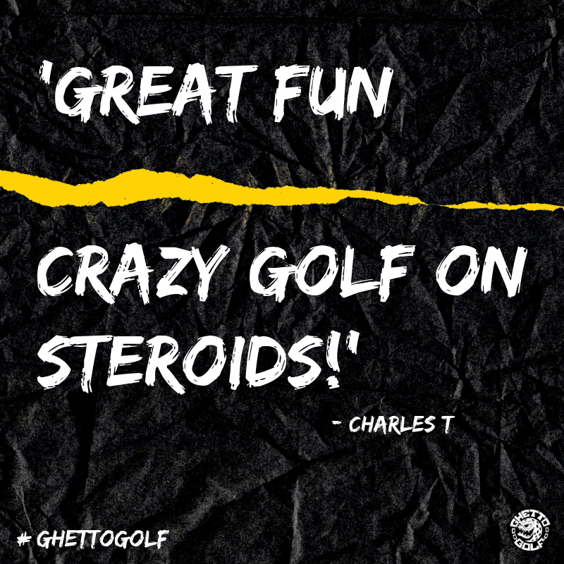 (FYI we're not on steroids) ⛳