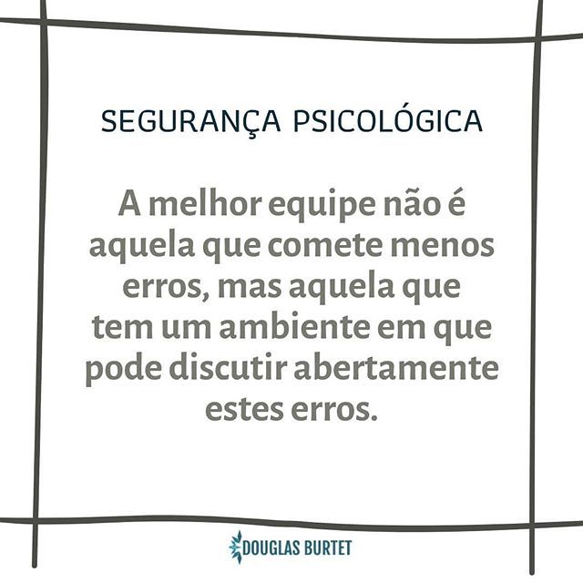 douglasburtet's tweet photo. A melhor equipe não é aquela que comete menos erros, mas aquela que tem um ambiente em que pode discutir abertamente estes erros.

Você se sente como se pudesse perguntar sobre o trabalho sem o risco de soar que você é um alienado? Ou você escolhe contin… https://t.co/az6gPDuAsI https://t.co/sM86Vmyppy