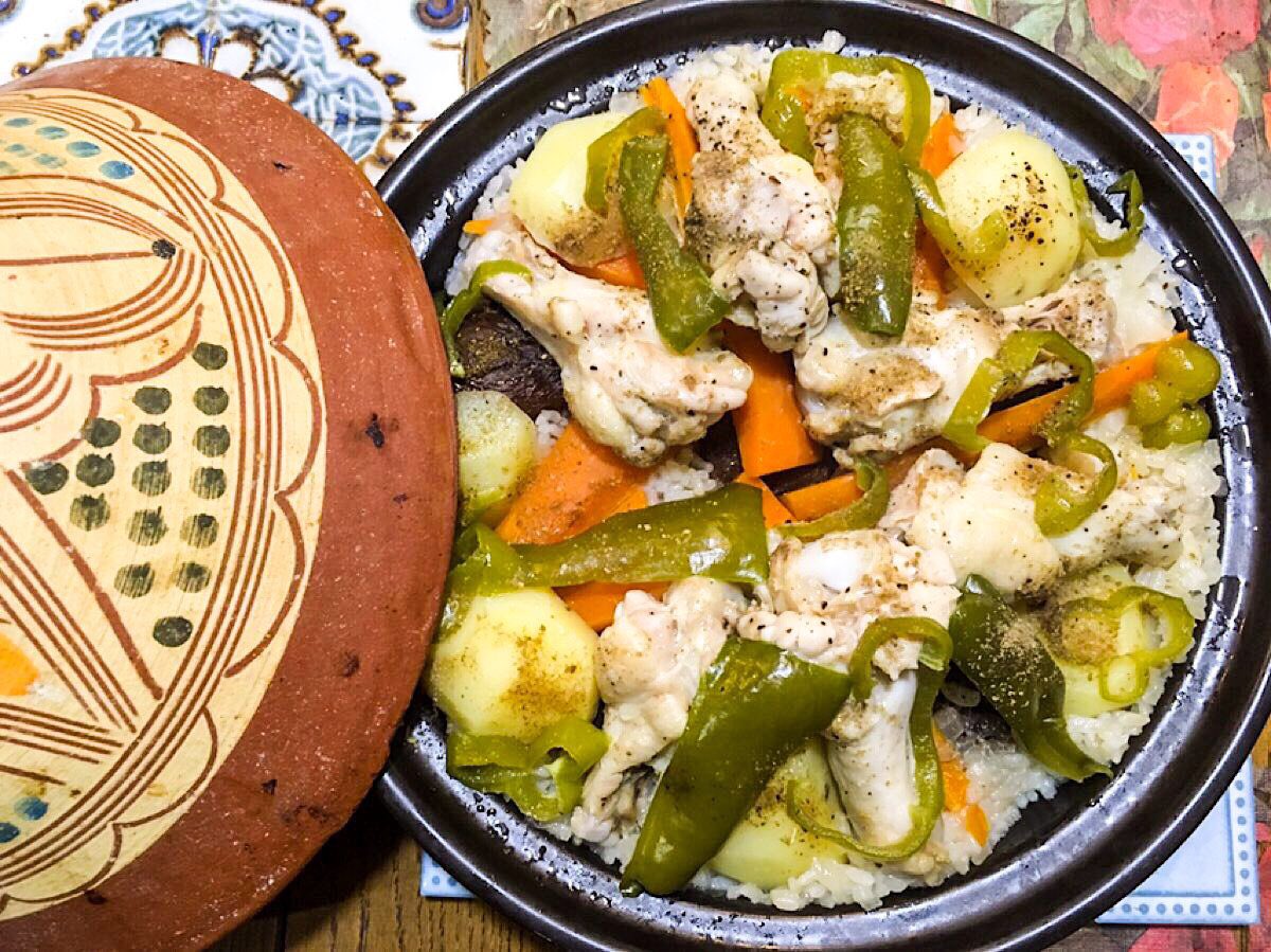 Today’s tajine with chicken wings! 🍗 😄