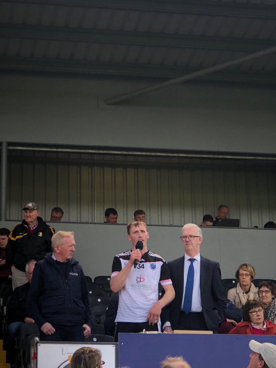 KilkennyCLG's tweet photo. Well done to @GAAMullinavat on their victory today in the@Chadwick’s Leinster Club League. Caption Ger Malone. FT score @GAAMullinavat 2-13 @stmartinskk 1-14 https://t.co/WkyoTECsoo