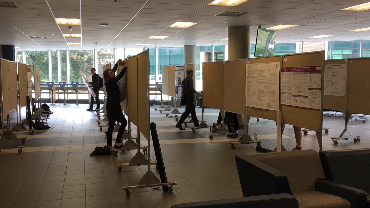 Posters going up for Sunday’s session #CSBBCS2019