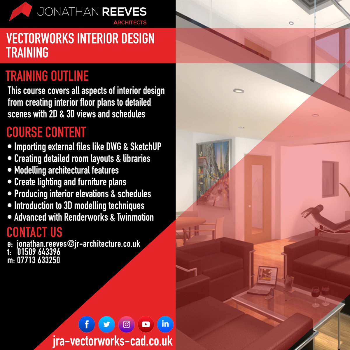 Jonathanreeves7's tweet photo. Jra provide On-site, Group & Skype based @Vectorworks #Training at all levels. Please contact us for info
#vectorworks #bim #architects #rendering #3dmodeling #vectorworksspotlight #vectorworkslandmark #vectorworksarchitect #vectorworks2019 #renderings #interiordesign #interior https://t.co/GJKxb5cs4G