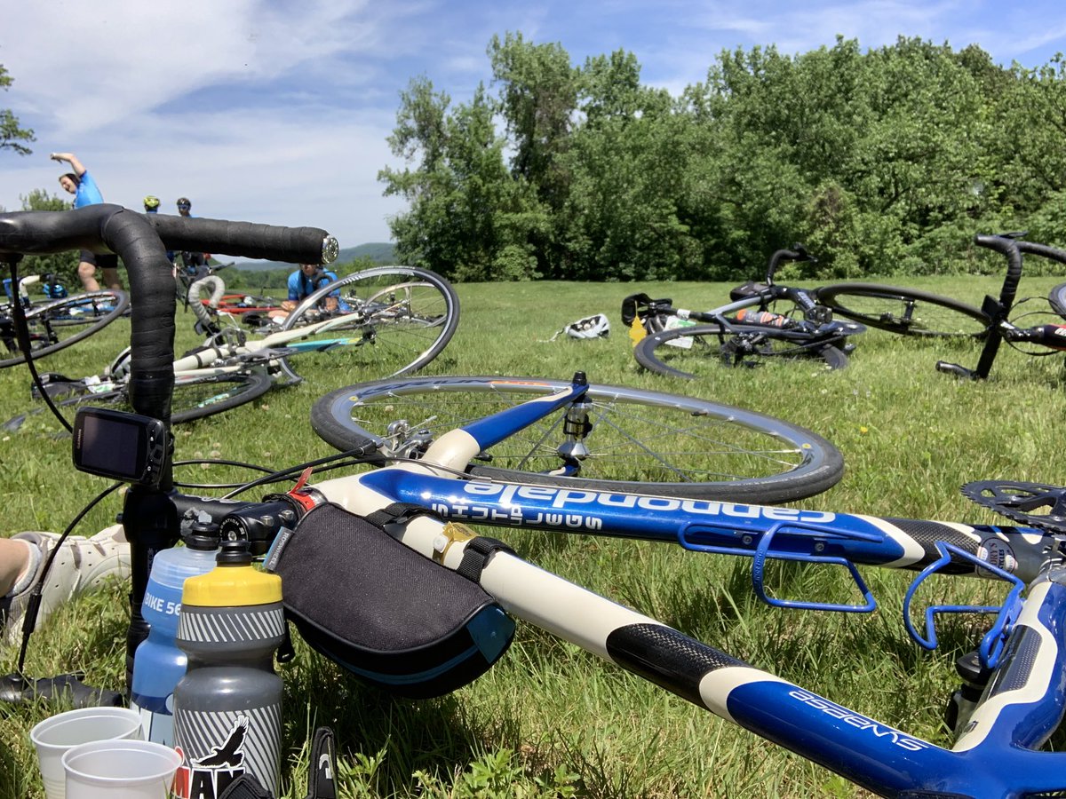 RedNerb's tweet photo. Still thinking back on yesterday’s #cycling accomplishment. I rode 149 miles with 10,325 feet in elevation gain. I’ve ridden the #B2VT in the past, but the course has change and pushes you to your limits, mentally and physically. #DoEpicShit https://t.co/E01ylXYKU0
