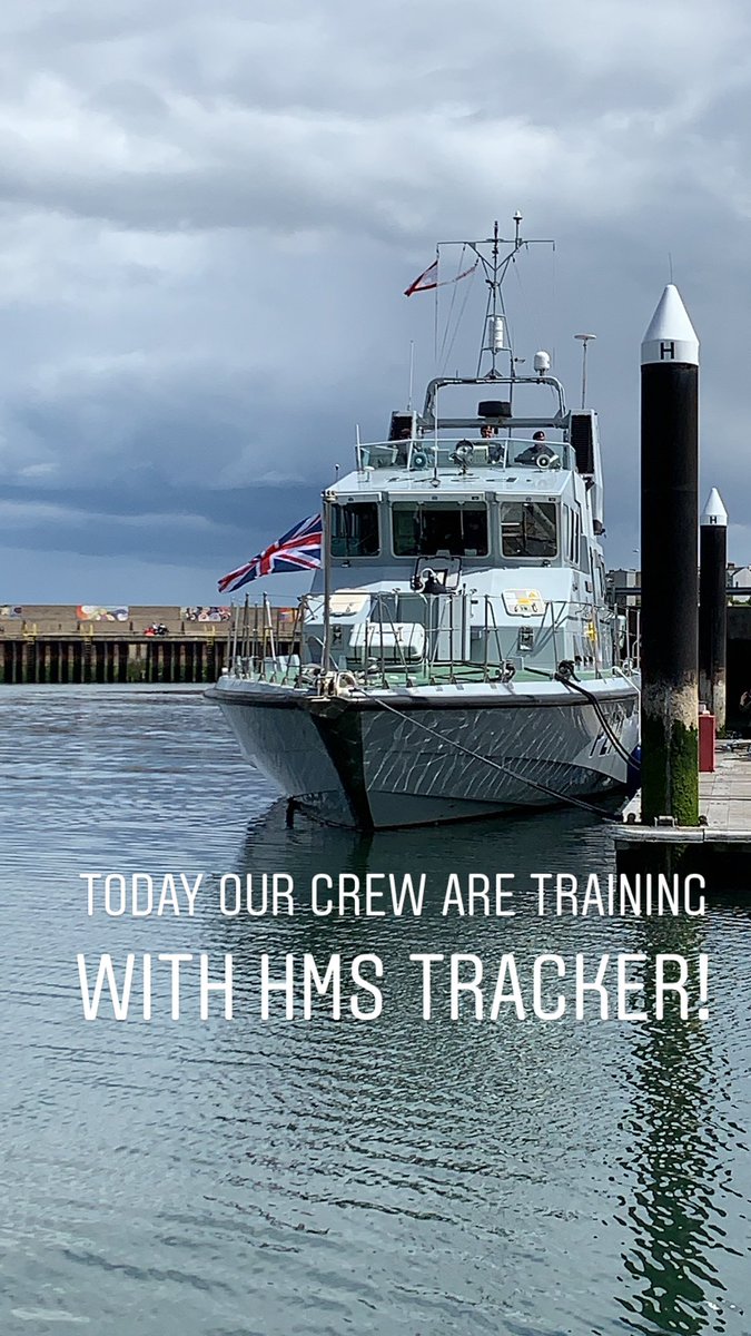 Joint exercise today with @hmstracker and @LarneRNLI and @BangorLifeboat