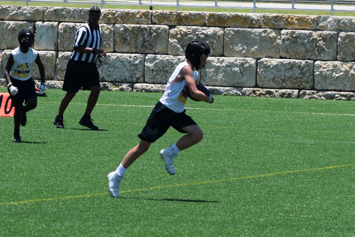 Went 2-2 in pool play yesterday.  Boys started slow, but came on in last two games.  Time to go for the ship this morning!  Cool shot of <a href="/MitchellGage18/">Mitchell Gage</a> making a guy miss and scoring below.  <a href="/TexasFlex7v7/">TEXAS FLEX 7v7</a> <a href="/Championship7v7/">Championship 7v7</a>