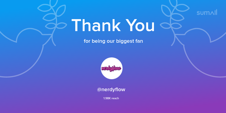 jmacsketch's tweet photo. Our biggest fans this week: nerdyflow. Thank you! via https://t.co/yREKYvtQ6N https://t.co/8T9zwmEfNT