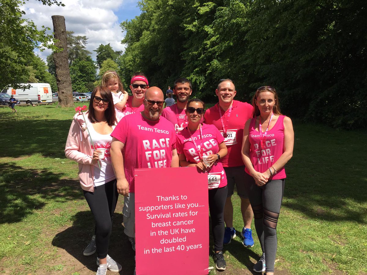 Tesco Team Bury St Edmunds Great Day Race For Life!