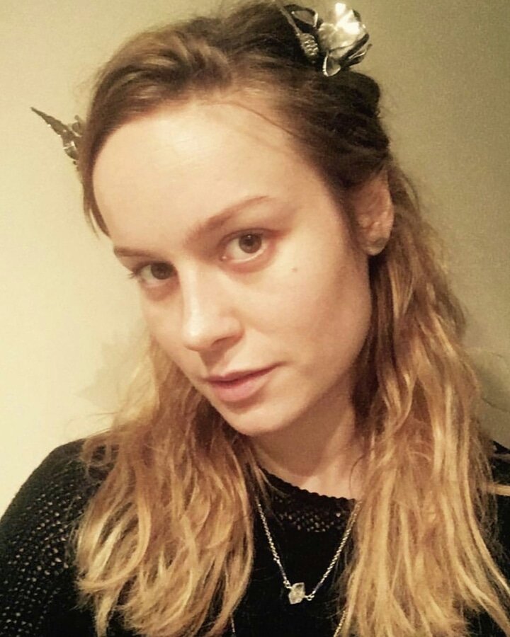 brie larson without no makeup is art. 