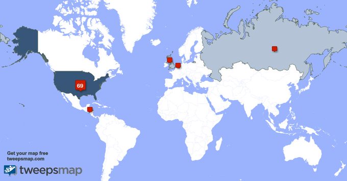 My followers are in USA(79%), UK.(5%) Get your free map https://t.co/zdAikYkzyW https://t.co/oB3ZA6Y
