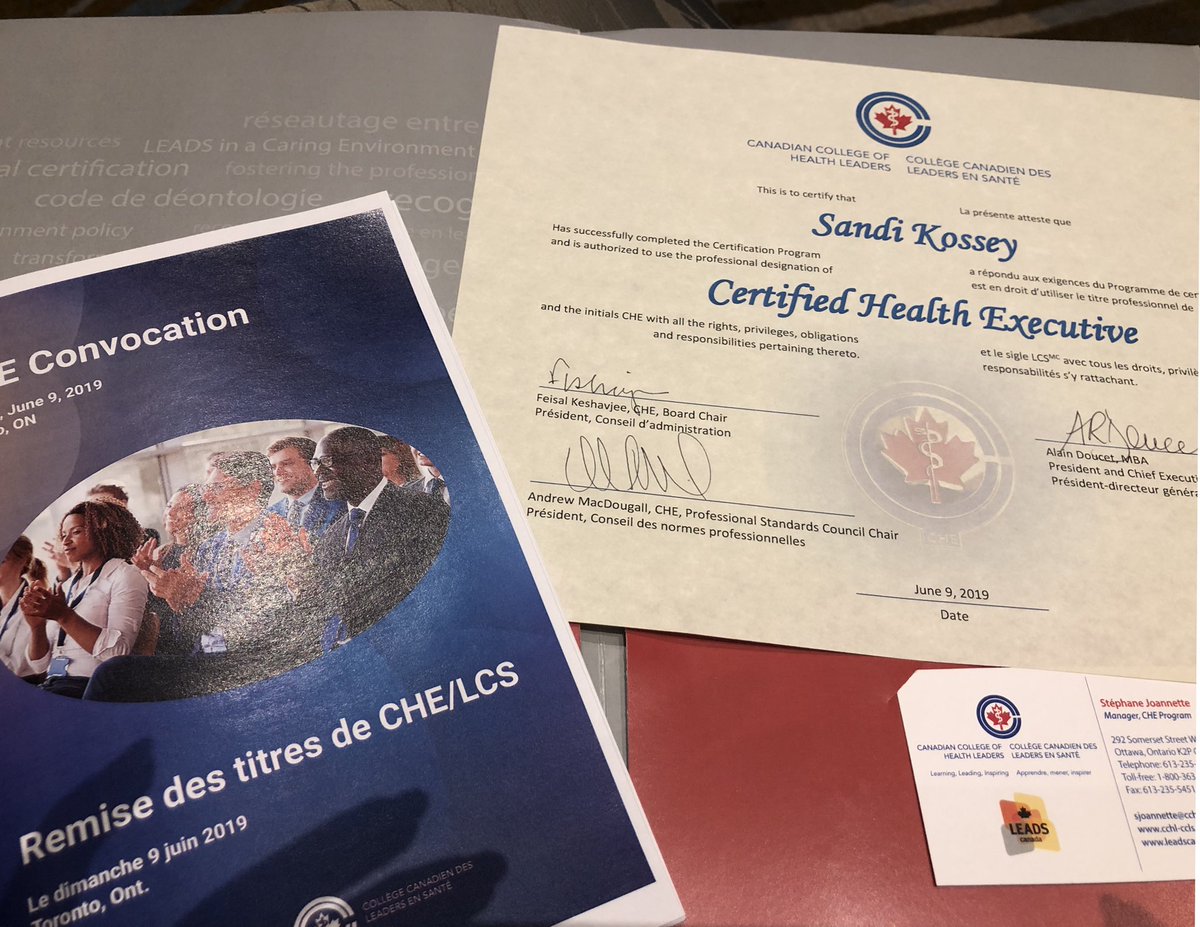 It’s official! I am proud to join the recognized ranks of esteemed health leaders in 🇨🇦 <a href="/CCHL_CCLS/">CCHL - CCLS</a> <a href="/cchl_nac/">CCHL NAC</a> #CCHLeaders #CCHLDifferenceMaker