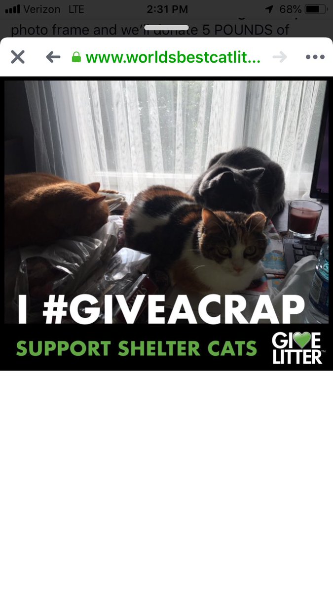 SusanCable56's tweet image. #giveacrap!