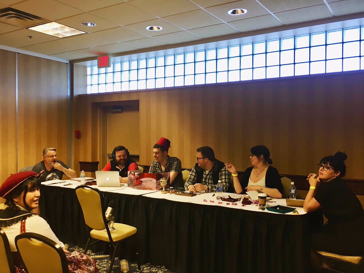We had such a great time at #penticon yesterday! Thanks to our awesome audience for being so fun! Can’t wait to do more live shows in the future!! #dnd #podcast #liveshow #praisetiamat