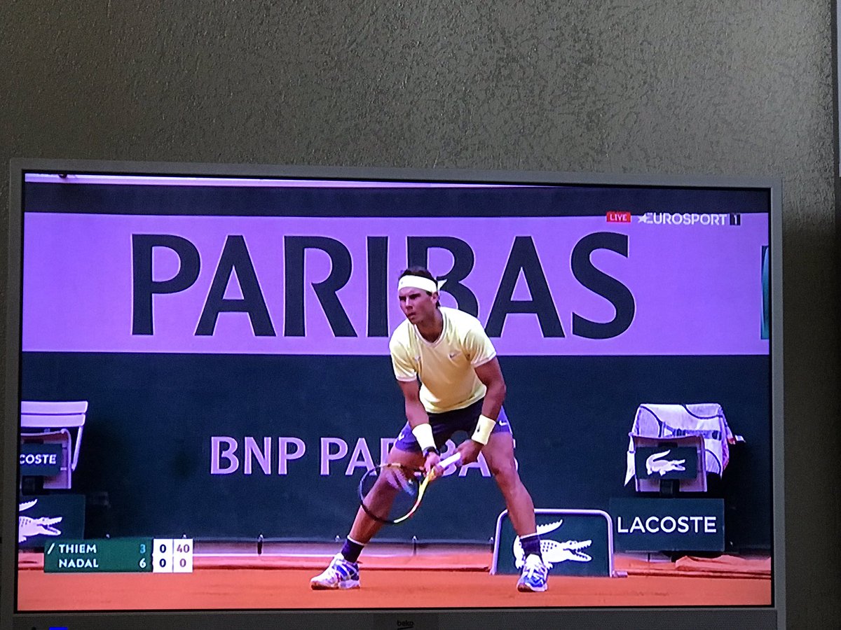 ahmetsiper07's tweet photo. @RafaelNadal show #RolandGarros #RGFinal https://t.co/UNBDvvQASa
