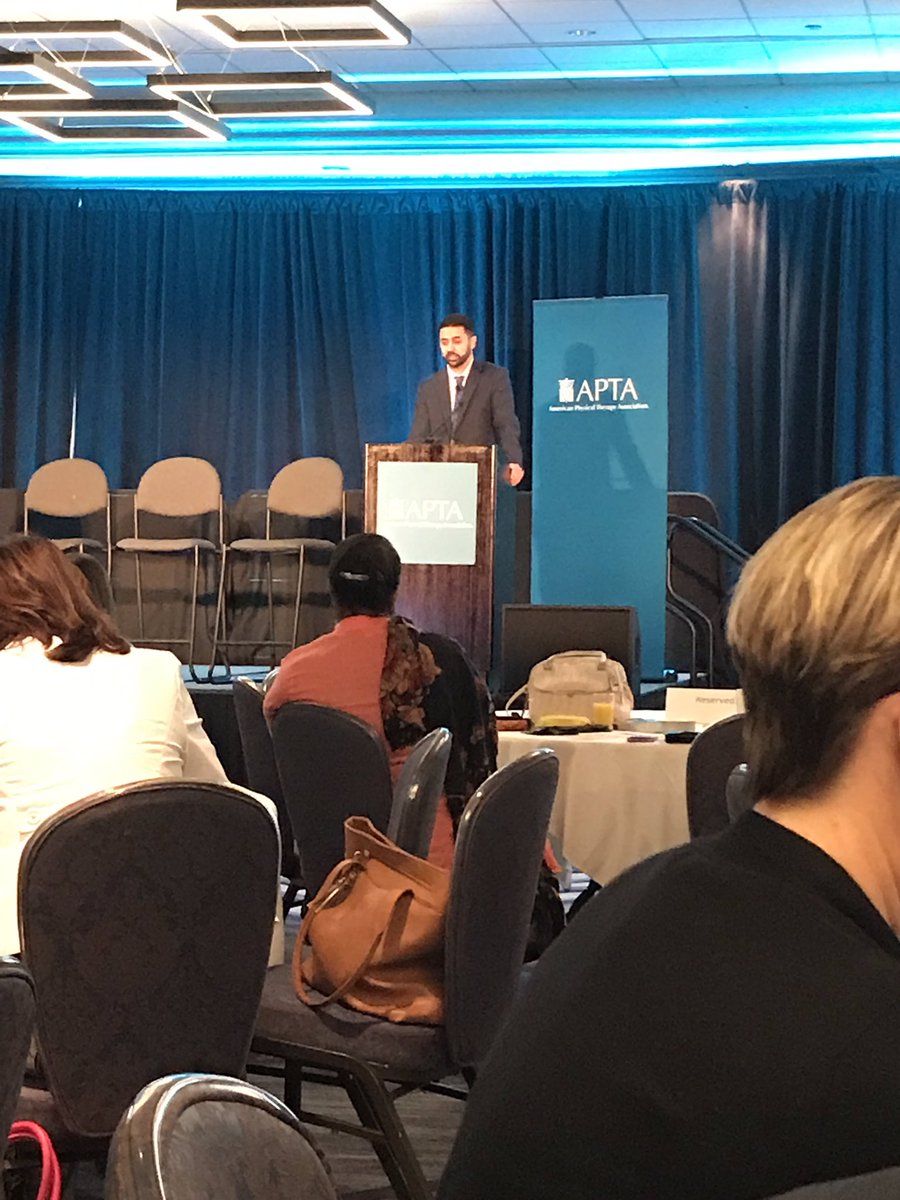 .@cmassumi President of <a href="/APTASA/">Ana Paula Santana</a> discussing DEI initiatives in PT. <a href="/MarymountPT/">Marymount PT</a>