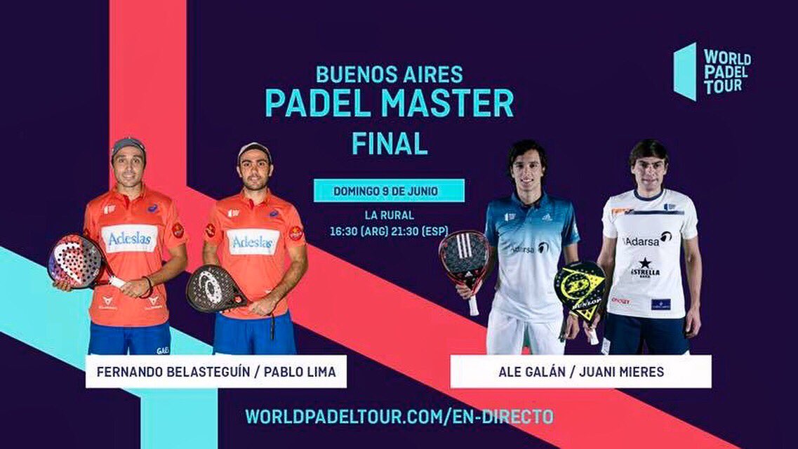 HelloPadel's tweet photo. #WPTBsAsMaster๐ฆ๐ท today at 21:30 you can watch the epic final on ๐ก https://t.co/7JKV92vnq5
๐ช๐ป Bela/Lima vs. Mieres/Galรกn ๐ฑ
#playpadel #hellopadel #padel #padelmatch #padelacademy https://t.co/NDNvFa4VpN
