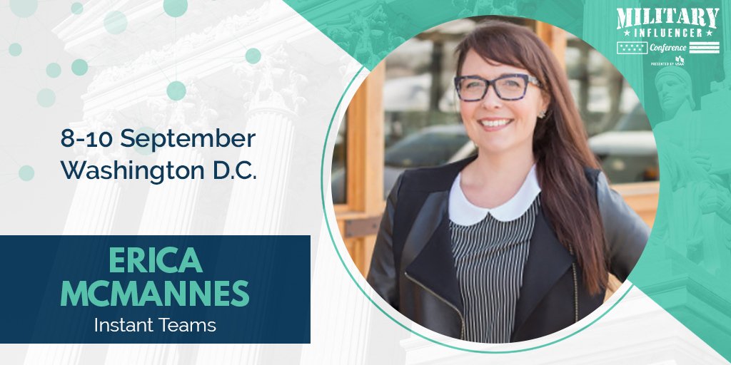 MIC_Military's tweet image. Erica McMannes, founder of Instant Teams, developed her company to help businesses hire &amp;amp; manage a remote workforce of talented professionals🌎

To learn more about how remote employees can work for you, come listen to what Erica has to say at #MICDC militaryinfluencer.com/register/