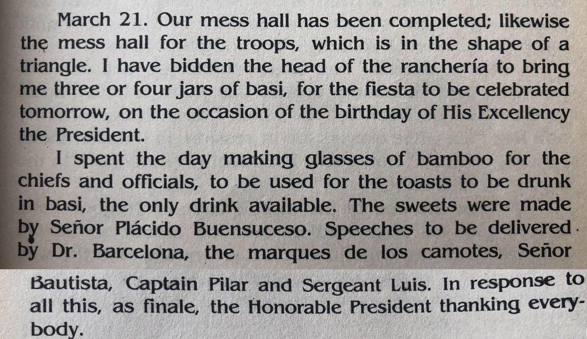 March 21, 1900: Carrasco talked about Aguinaldo’s birthday preparations. Juan was to deliver a speech