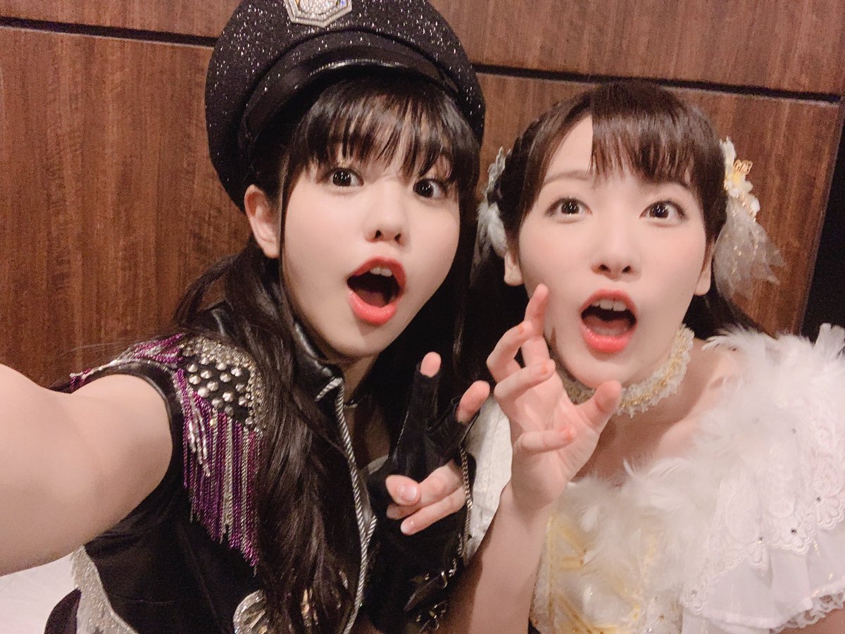 佐藤日向 あんちゃんと あんちゃんと呼んでもいいですか って聞いたらいいよって言ってくれたの 嬉しい あんちゃんさん あんちゃん 朱夏ちゃんとお写真をパシャり 時間があまり無く Aqoursの皆さんとのお写真は無いんですが Aqoursのみなさん 5th