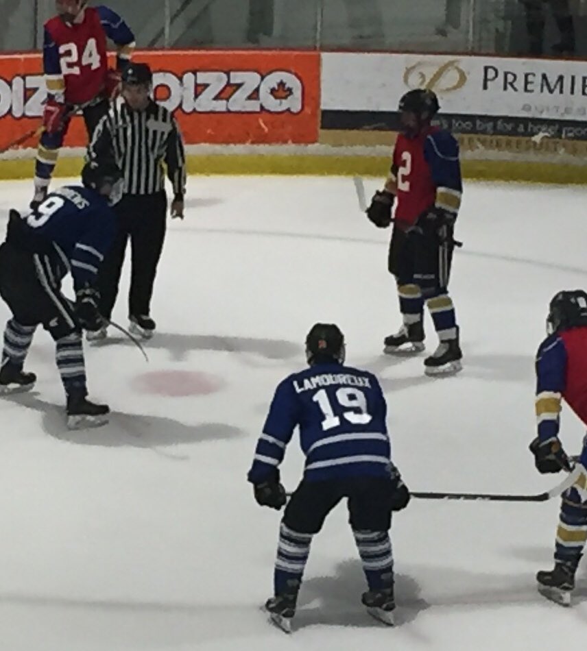 EthanLamoureux3's tweet photo. Thank-you Jerome Dupont, Head Coach Centre of Hockey Excellence Cobourg Cougars Jr. A Hockey Club for allowing me the opportunity to participate in the 7th Annual Major Junior A Carnevale Showcase Hockey Tournament this weekend.  #CHEBlue #CarevaleShowcase #OldTimeHockey https://t.co/w7aoLz9Ypp