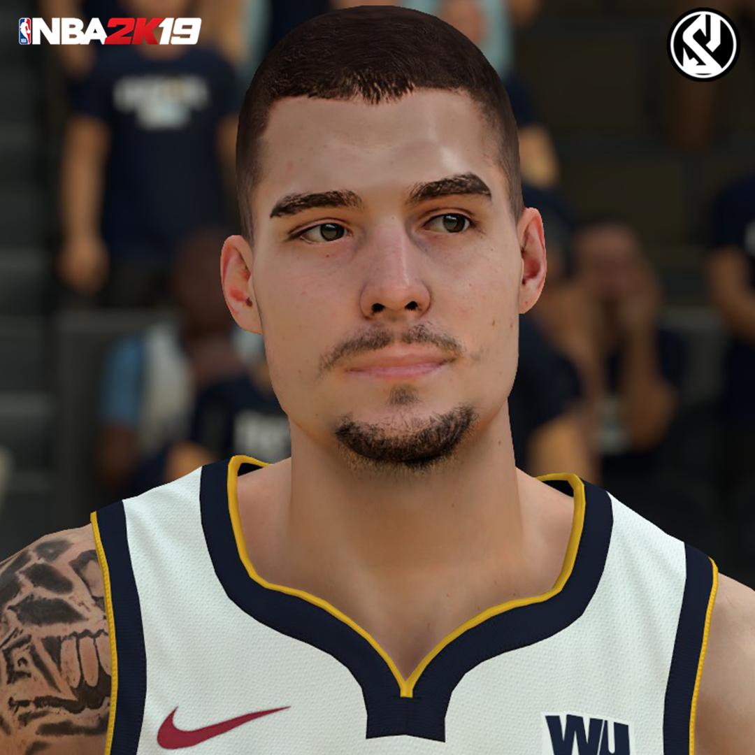 Shuajota on Twitter My new cyberface for Juancho Hernangomez in NBA2K19  NBA2K  New face model and texture Also I have included his tattoos I  attach a comparision between my own version