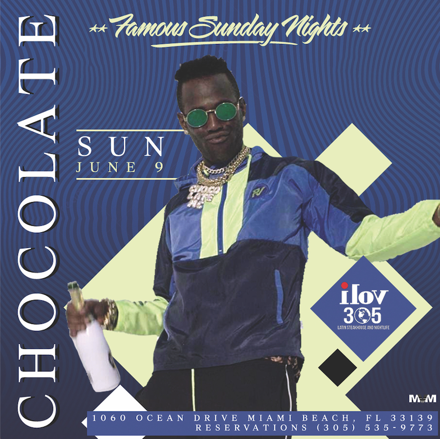 ilov305official's tweet photo. It's Sunday which means 'Famous Sunday Nights' at #ilov305! Don't miss tonight with @mc__chocolate 🍫🤩 #MiamiBeach #OceanDrive #Party #305 #Miami #FamousSunday https://t.co/eLqW9aHBdd