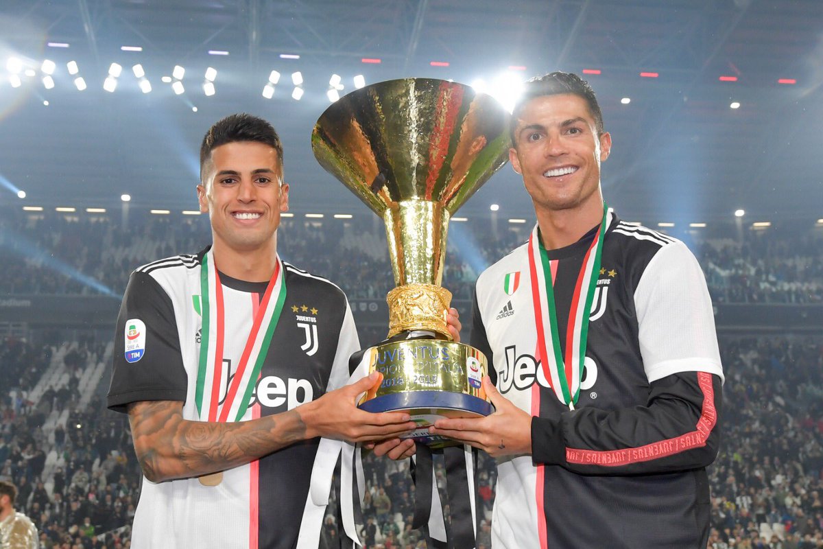 Another trophy 🏆 for these two..? Good luck to João Cancelo and <a href="/Cristiano/">Cristiano Ronaldo</a> 🇵🇹 in the #UEFANationsLeague final! #ForzaJuve 🏳️🏴