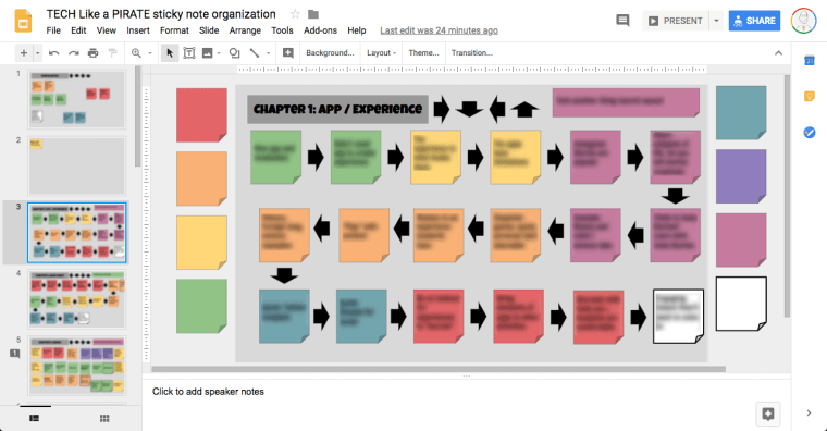 DitchThatTxtbk's tweet photo. Google Slides serve as individual workspaces. You can add text 💬 images 🖼 shapes🔸 lines 📈 videos 🎥  and more!

Google Slides sticky note brainstorming: Powerful planning 

https://t.co/d29UAAXXso via 
@jmattmiller

#ditchbook @GoogleForEdu
 #gttribe https://t.co/cariEzxcZd