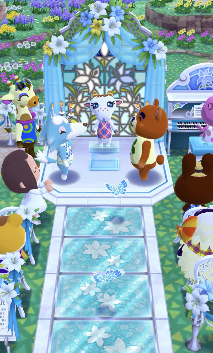 AC_RoseMarie's tweet photo. #GraciesHauteHello was Awesome! Great wedding! #WGlassLily #BGlassLily #Bridesmaidfluttervow #GroomsmanFluttervow #PGlassLily #BrideFluttervow #GroomFluttervow #AllTaskComplete #ACPocketCamp https://t.co/9BJhHhmC4j