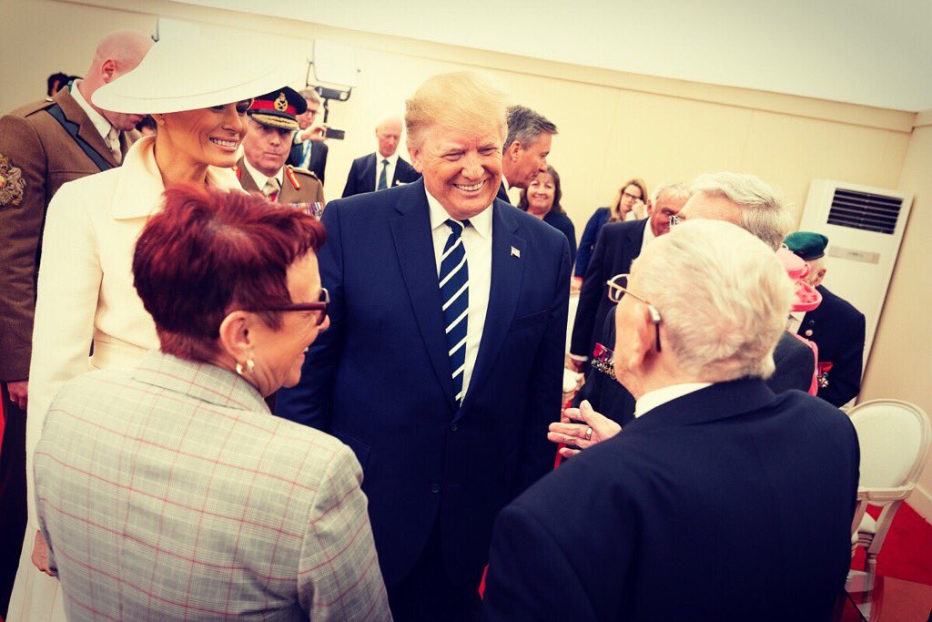 We paid tribute to our fallen heroes at Portsmouth for the D-Day commemoration ceremony. Was lovely to meet our brave veterans, as well as some of the women &amp; men who serve in the Armed Forces.