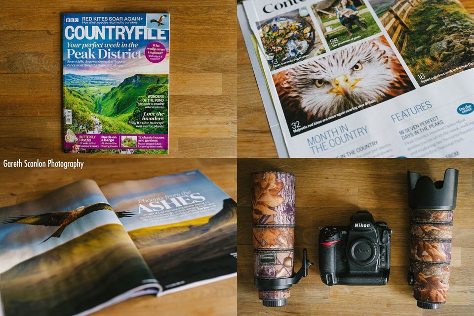 Chuffed to get my work published again in @CountryfileMag June '19 issue. One double page spread in the popular @BBC mag. Got a few of my images on display, in a gallery in the depths on my wedding website, take a peek:- garethscanlonphotography.co.uk/nature-landsca… Let me know if you'd fancy print!