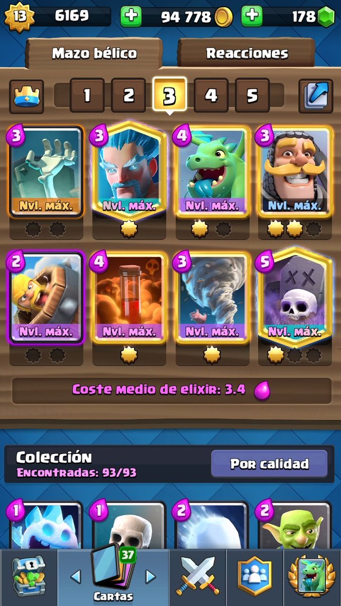 Hace 2 semanas dejé el juego por lo que vendo mi cuenta de clash Royale. Con supercell Id. Sin cambio de nombre gratis. Adjunto imágenes en comentarios. Md los interesados. <a href="/Riderv2511/">RIDER</a> <a href="/jeff199718/">Jeff Rivera Montenegro</a> <a href="/PeruTopCR/">Peru Top Oficial</a> @QuinJeq <a href="/kzk_CR/">kzk</a>.