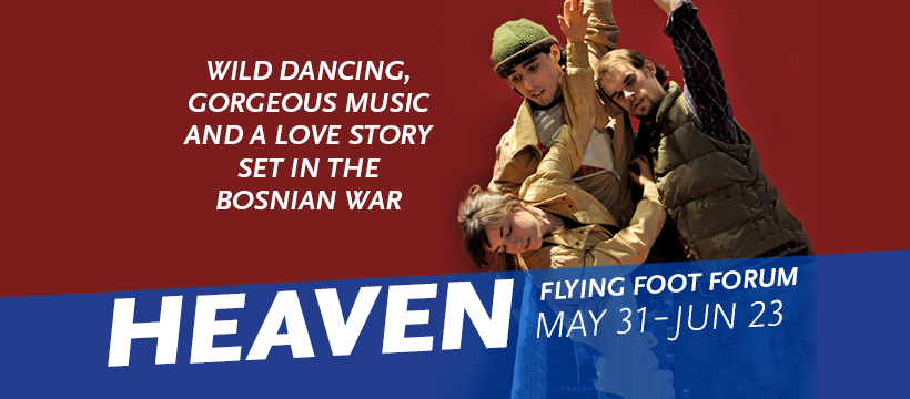 cherryandspoon's tweet photo. #CandSReview: a dance musical about the #BosnianWar may sound like a crazy idea, but in the hands of creators #JoeChvala &amp; #ChanPoling, it's a thing of beauty. Get there early to take in the exhibit on genocide &amp; pre-show show.
#tctheater #pstheaven
https://t.co/ozcFQlMUgM https://t.co/3pLf5pUyrB