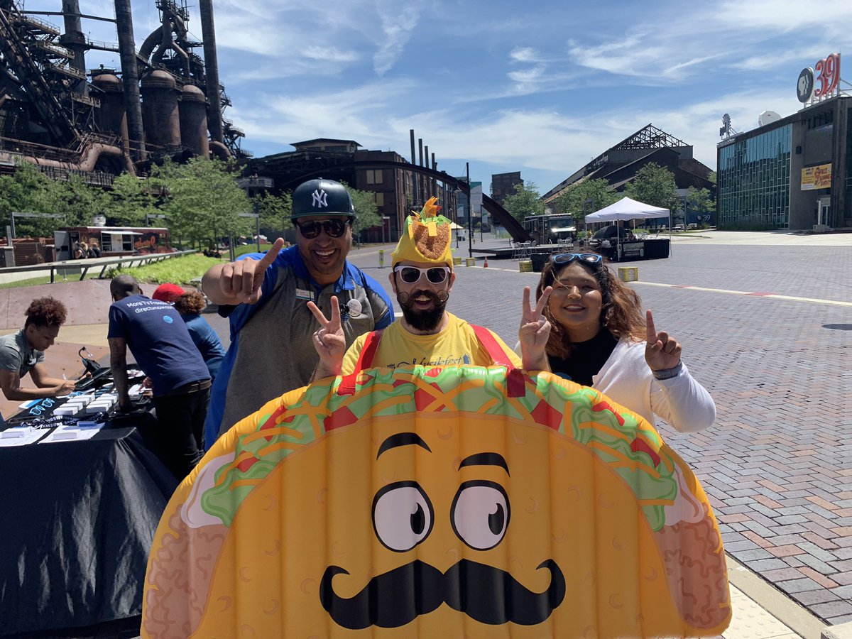 Out here with <a href="/SteelStacks/">SteelStacks</a> for #TacoFest <a href="/PalmerMall/">Portables Palmer Park Mall</a> <a href="/PortablesW/">PortablesWoodbridge</a> <a href="/portablespittst/">Portables Pittston</a> <a href="/judy_cavalieri/">Judy Cavalieri</a> @attportablesel1 @attportables <a href="/JakeAraghi/">Jake Araghi</a> @ATTPortablesEVD @TT__EPIC #OHPAcalypse 🔥🔥🔥